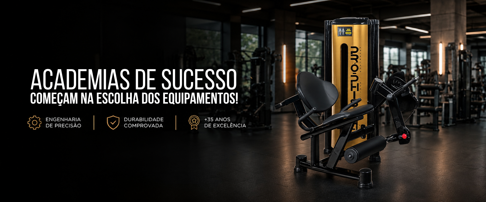Academias de sucesso começam na escolha dos equipamentos Pró-Phisical